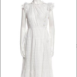 Ulla Johnson  Crew Neck Midi Length Dress  Size: XS | US 0